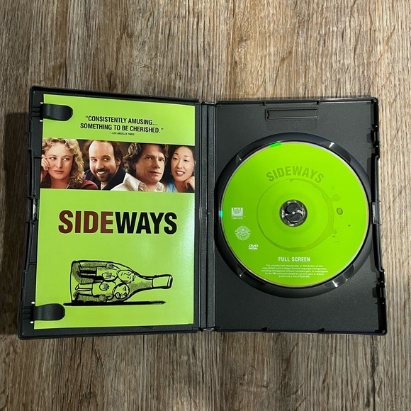 Sideways - DVD - Paul Giammati - Sandra Oh - Comedy - R - Merlot - Wine Country - Picture 3 of 4